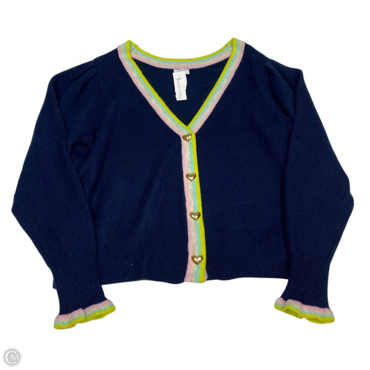 Sweater Cardigan By Crown And Ivy In Navy, Size: Xxl