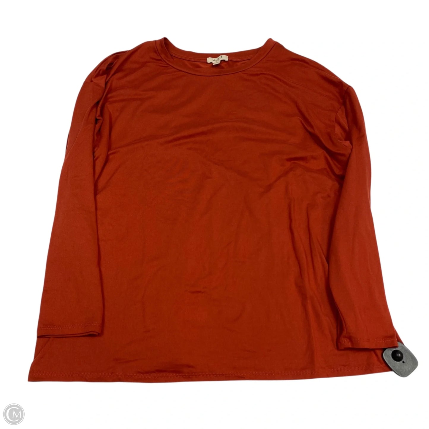 Top Long Sleeve Basic By Love J In Red, Size: Xl