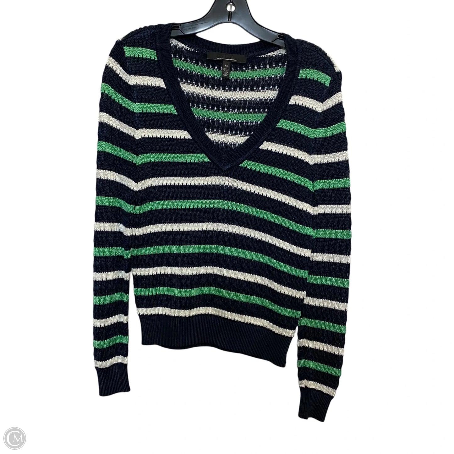 Sweater By White House Black Market In Blue & Green, Size: Xs