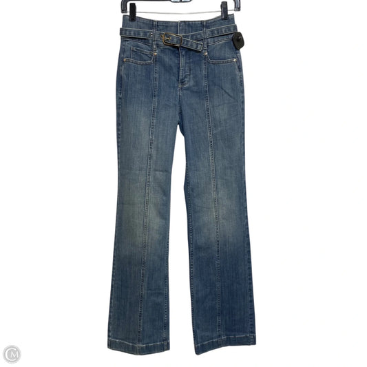 Jeans Boot Cut By White House Black Market In Blue Denim, Size: 0