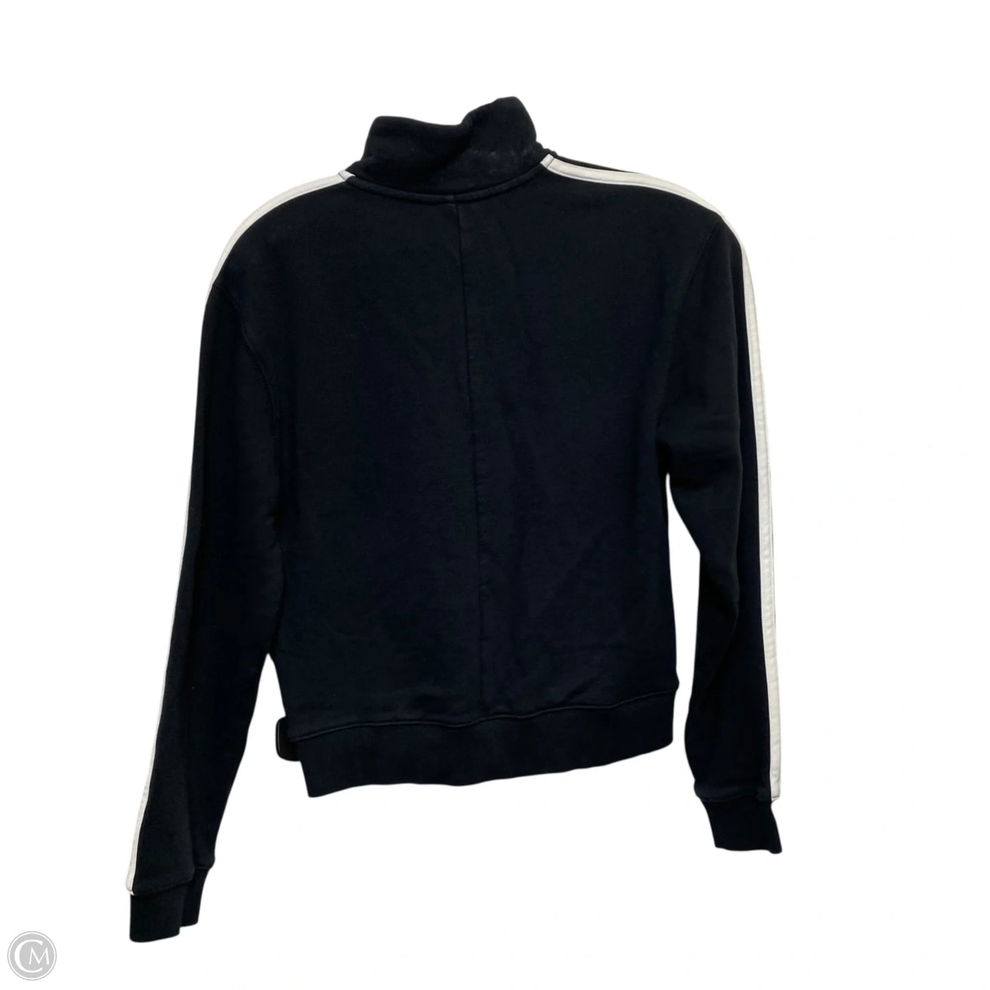 Athletic Sweatshirt Collar By Adidas In Black, Size: Xs