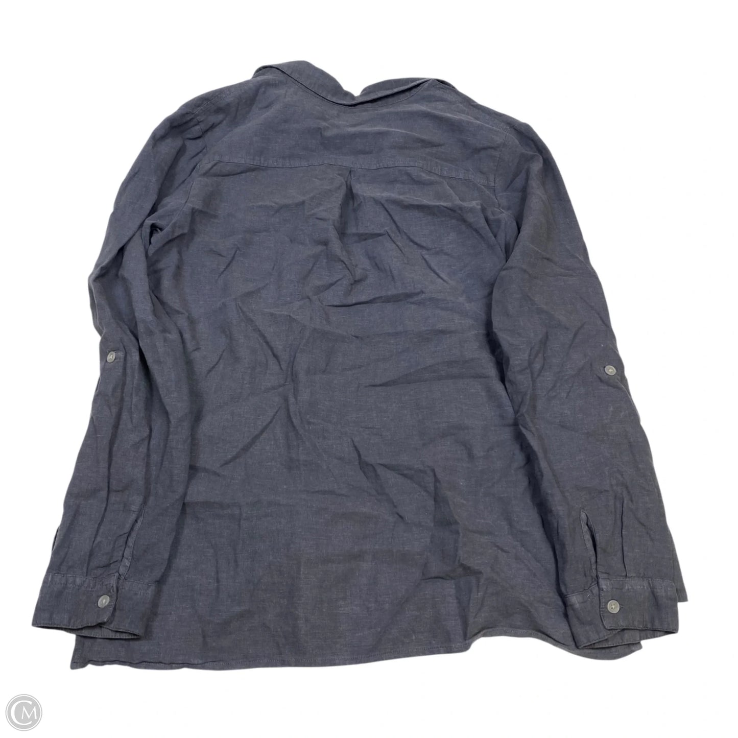 Top Long Sleeve By Harper In Grey, Size: S