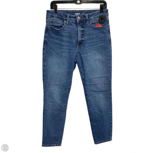 Jeans Straight By Old Navy In Blue Denim, Size: 8