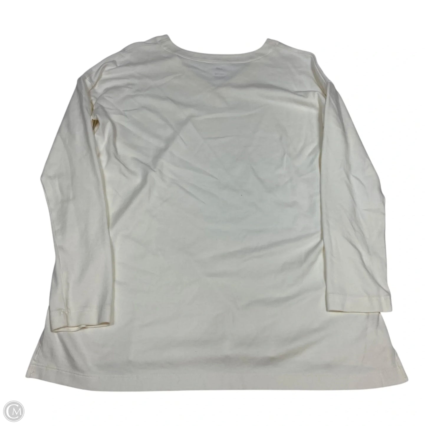 Top Long Sleeve Basic By J. Jill In Cream, Size: S