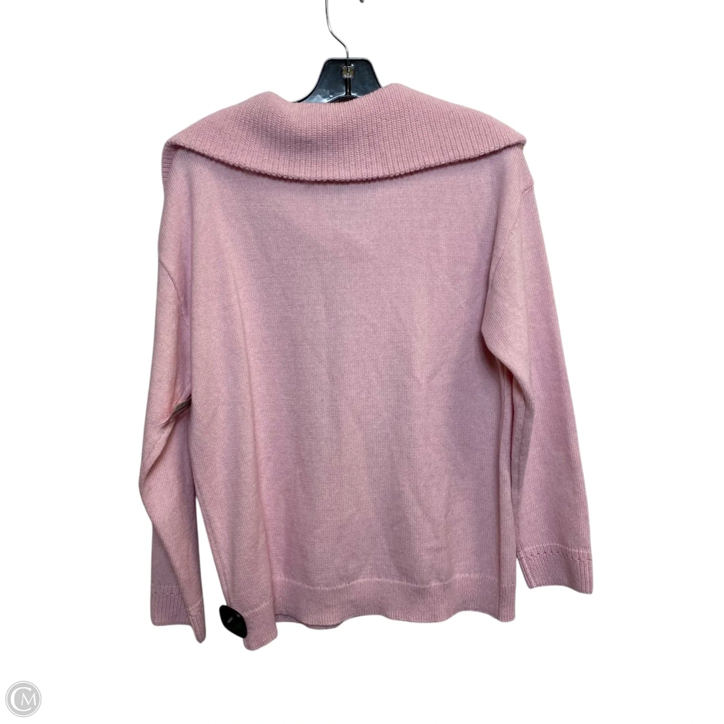 Sweater By Talbots In Pink, Size: L