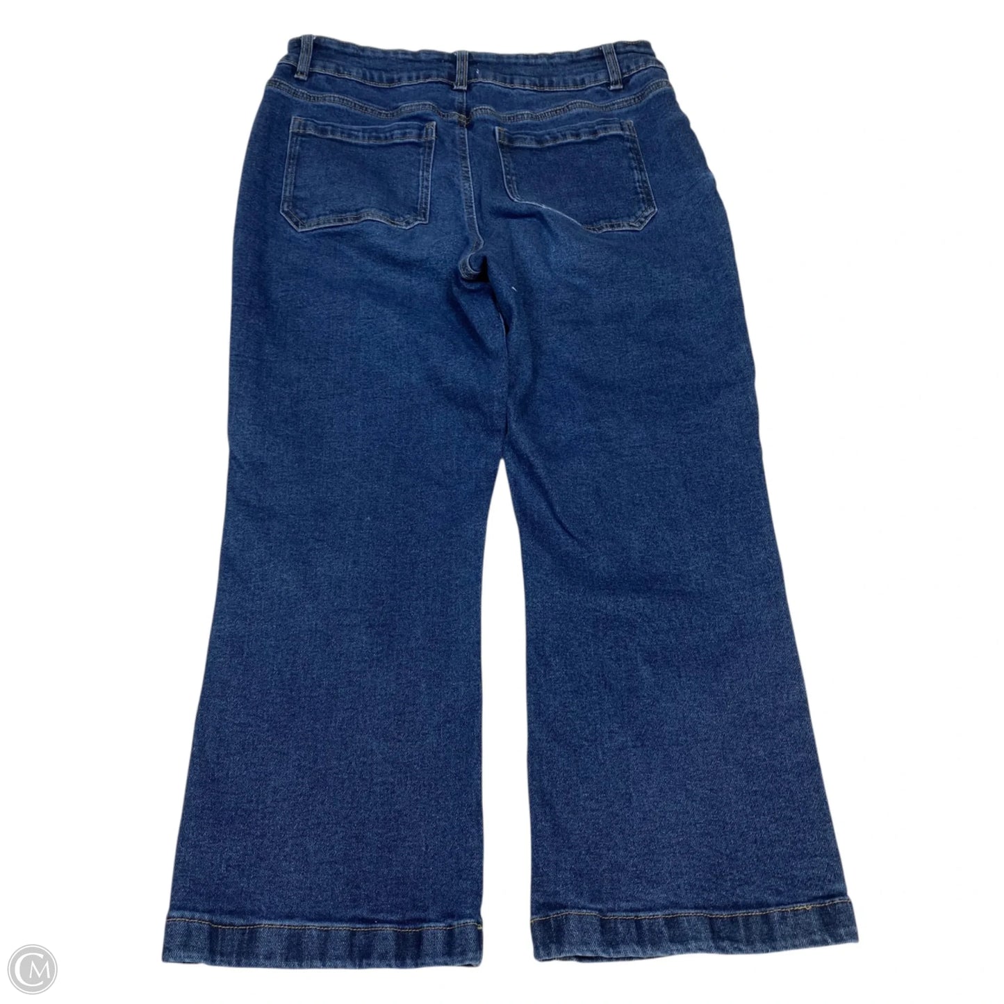 Jeans Flared By Kensie In Blue Denim, Size: 12