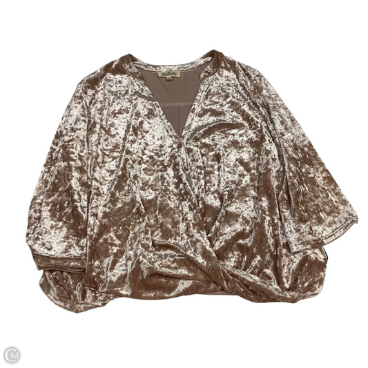 Top 3/4 Sleeve By Listicle In Pink, Size: L