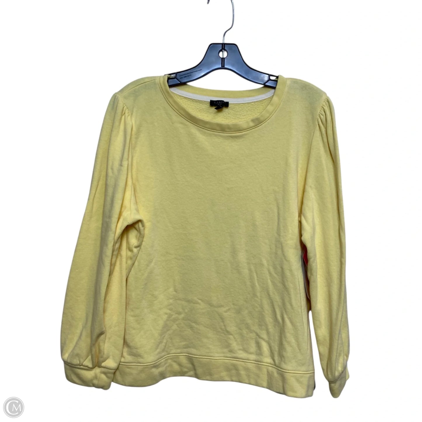 Top Long Sleeve By Talbots In Yellow, Size: Xlp