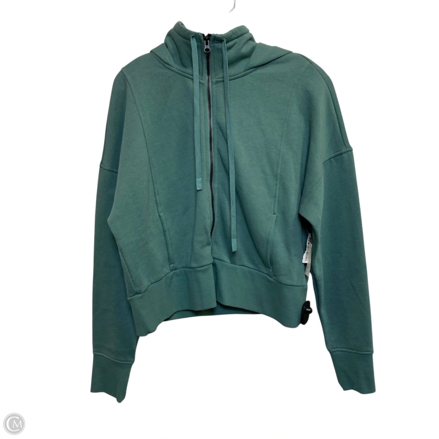 Athletic Jacket By Clothes Mentor In Green, Size: L