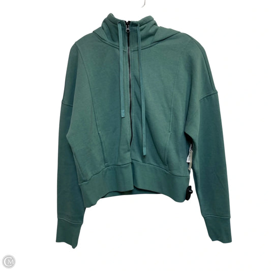 Athletic Jacket By Clothes Mentor In Green, Size: L