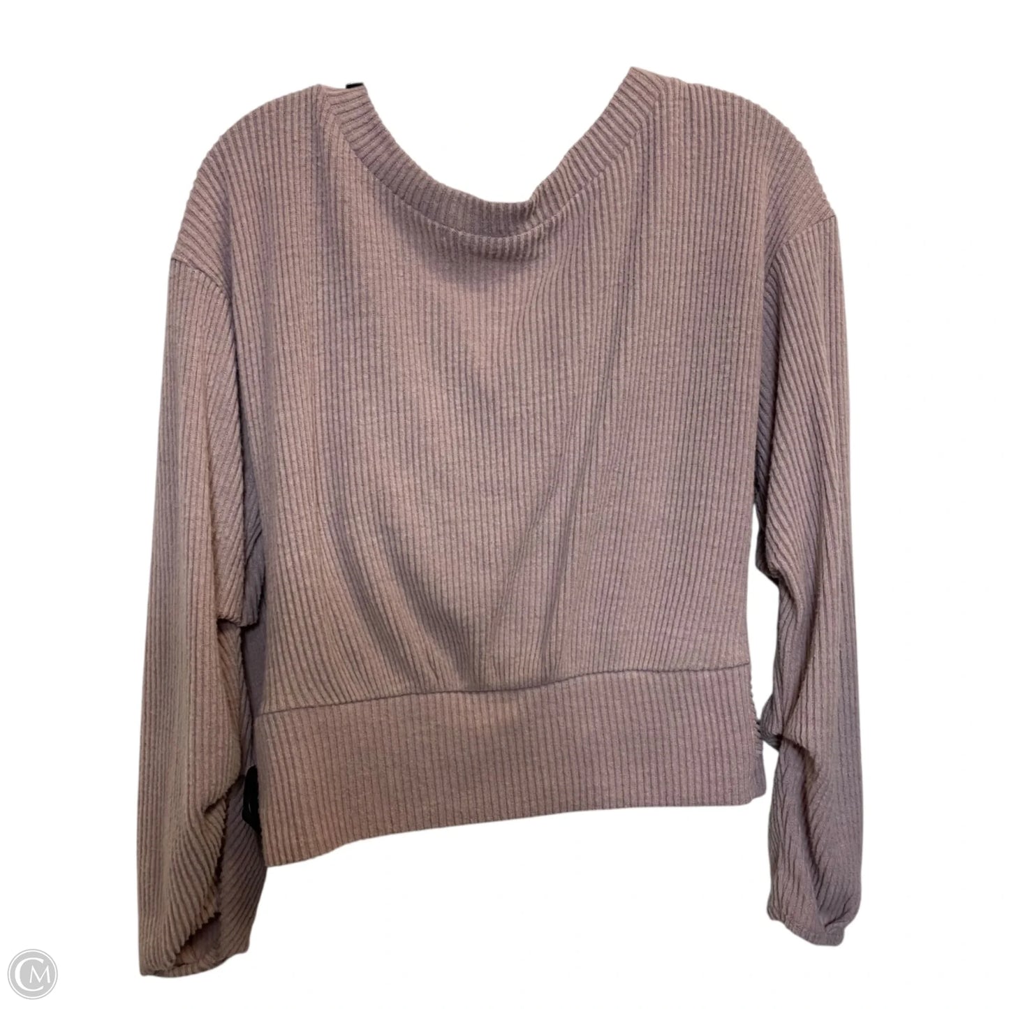 Top Long Sleeve By Lyn Burches In Purple, Size: S