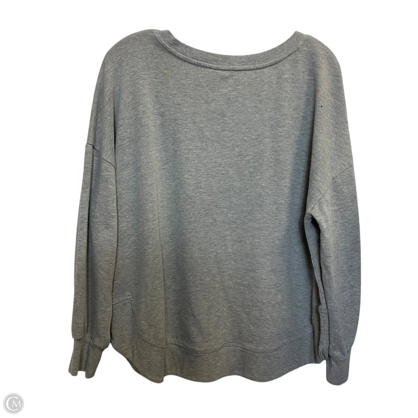 Top Long Sleeve By Cato In Grey, Size: Xl