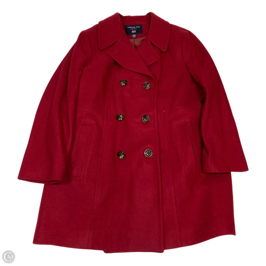 Coat Peacoat By London Fog In Red, Size: Xxl