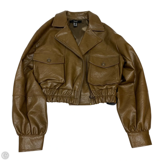 Jacket Other By Forever 21 In Brown, Size: Xs