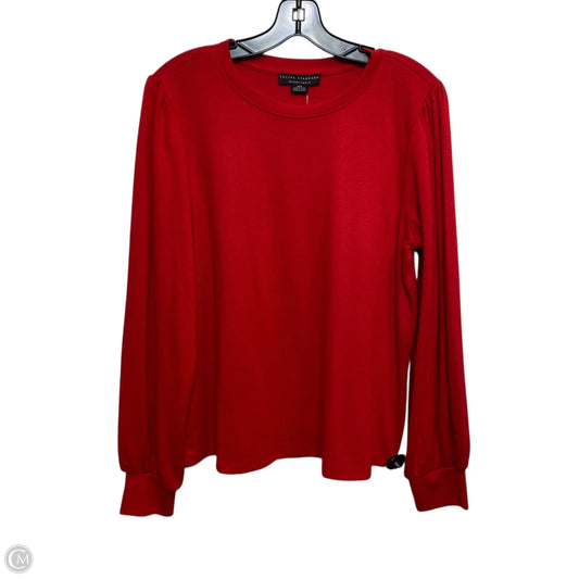 Top Long Sleeve By Social Standard By Sanctuary In Red, Size: M