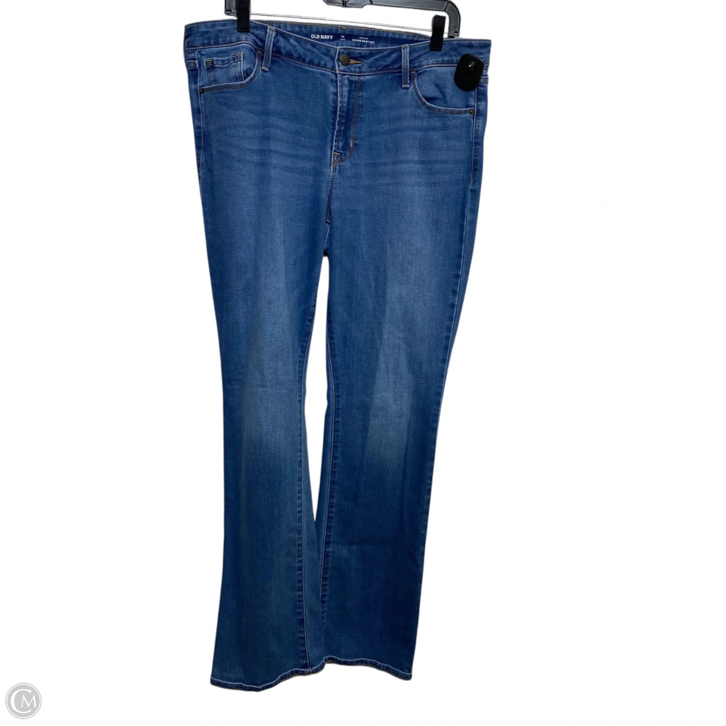 Jeans Boot Cut By Old Navy In Blue Denim, Size: 14l