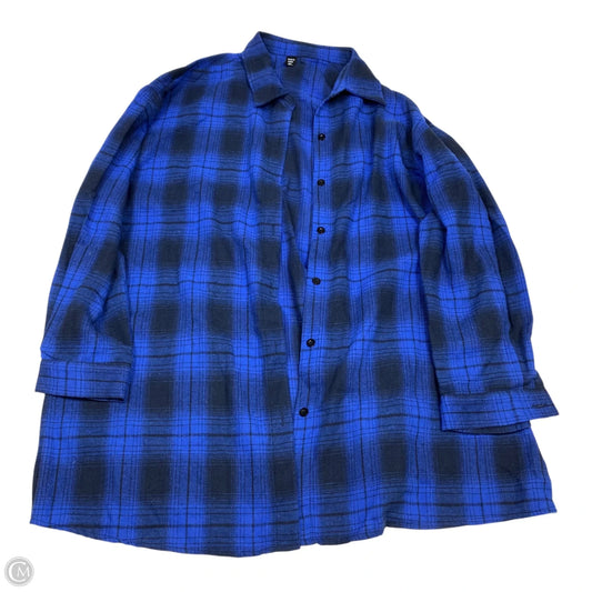 Top Long Sleeve By Intempo In Purple, Size: 2x