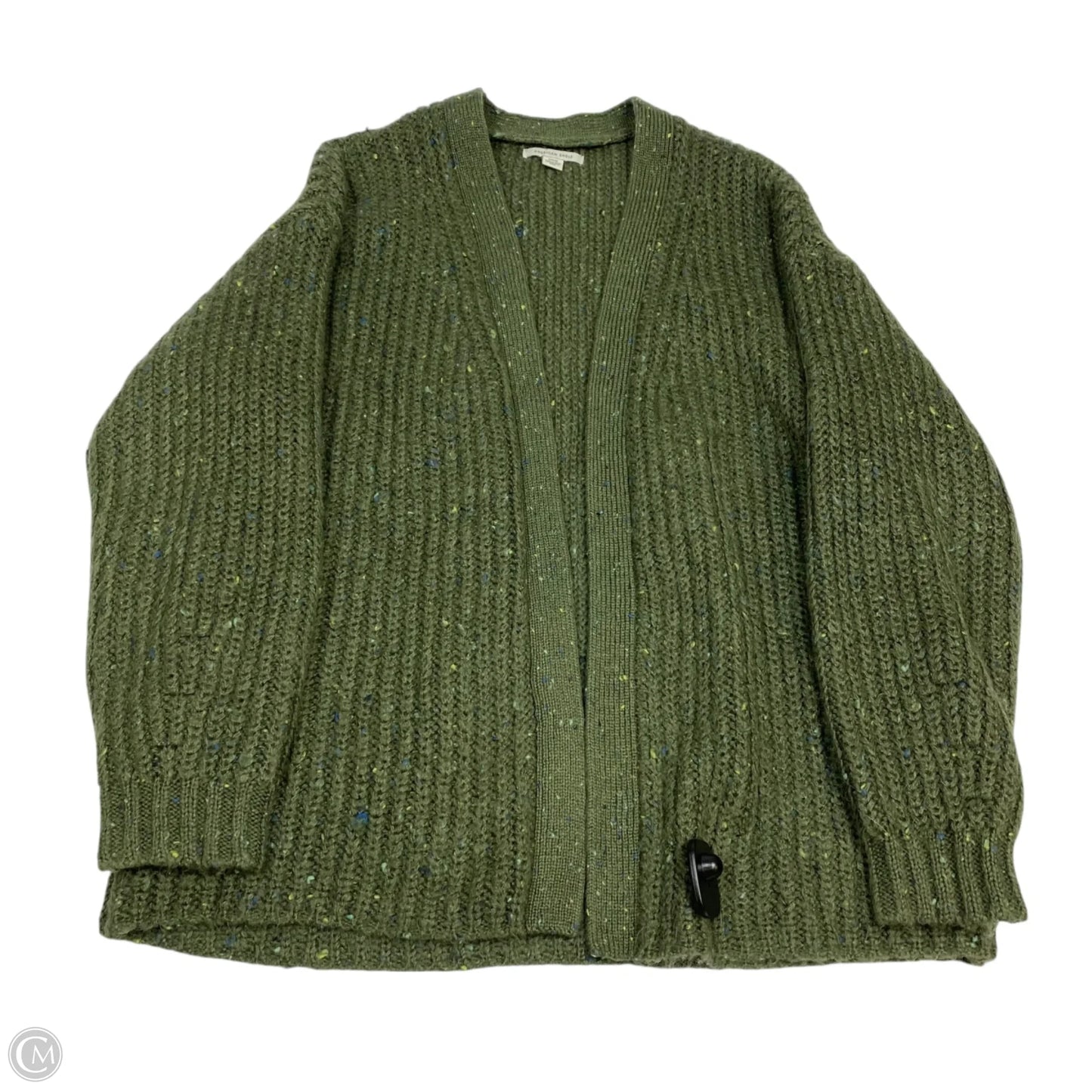 Sweater Cardigan By American Eagle In Green, Size: S