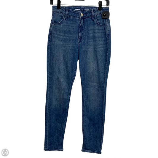 Jeans Straight By Old Navy In Blue Denim, Size: 2p