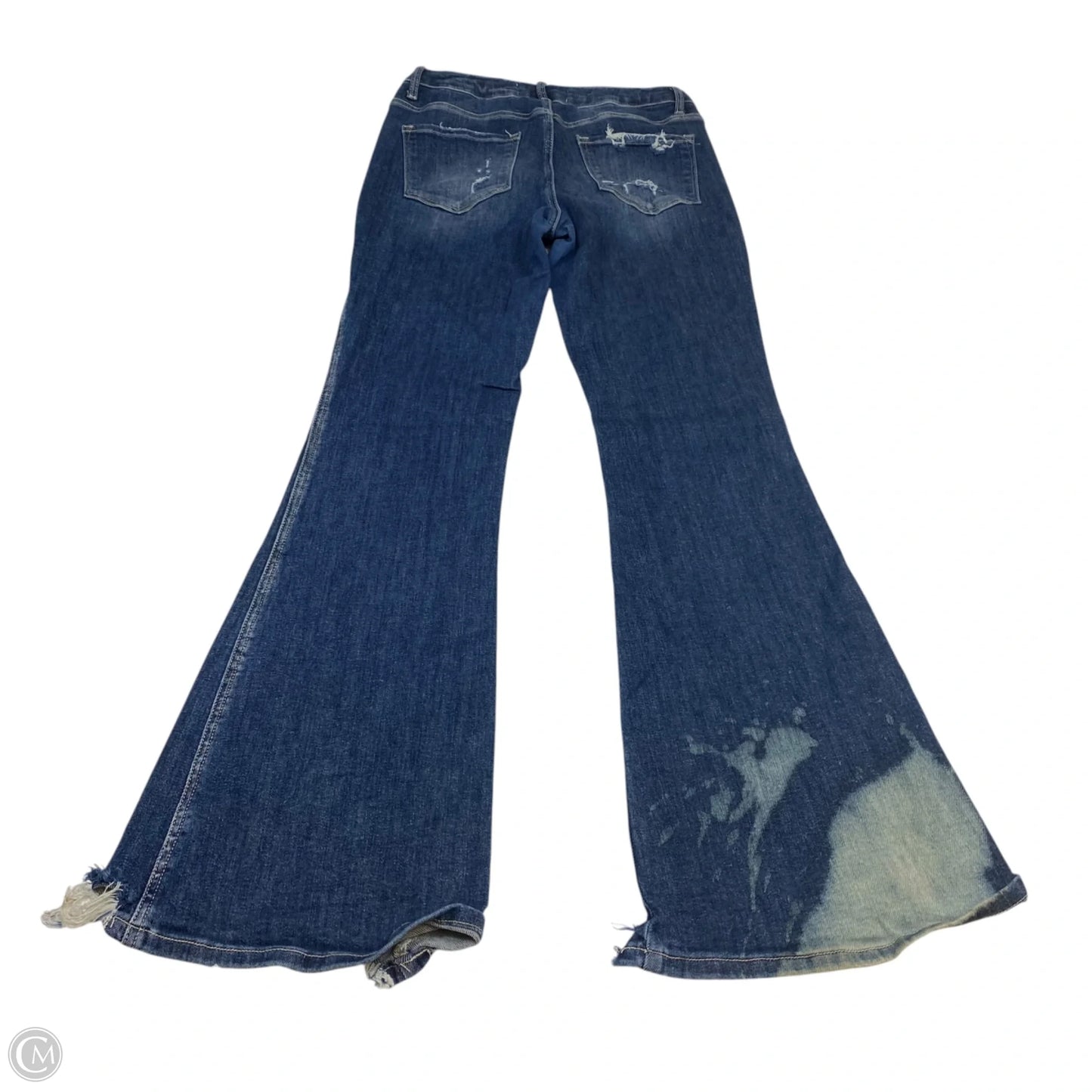 Jeans Flared By Flying Monkey In Blue Denim, Size: 6