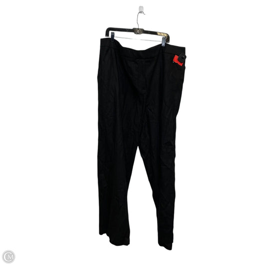 Pants Wide Leg By Scoop In Black, Size: 22