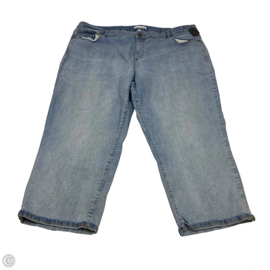 Jeans Straight By Lane Bryant In Blue Denim, Size: 24