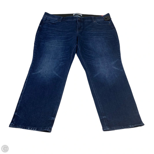 Jeans Straight By Old Navy In Blue Denim, Size: 22