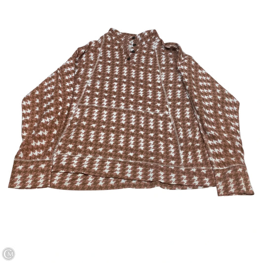 Top Long Sleeve By Cuddl Duds In Pink & White, Size: 3x