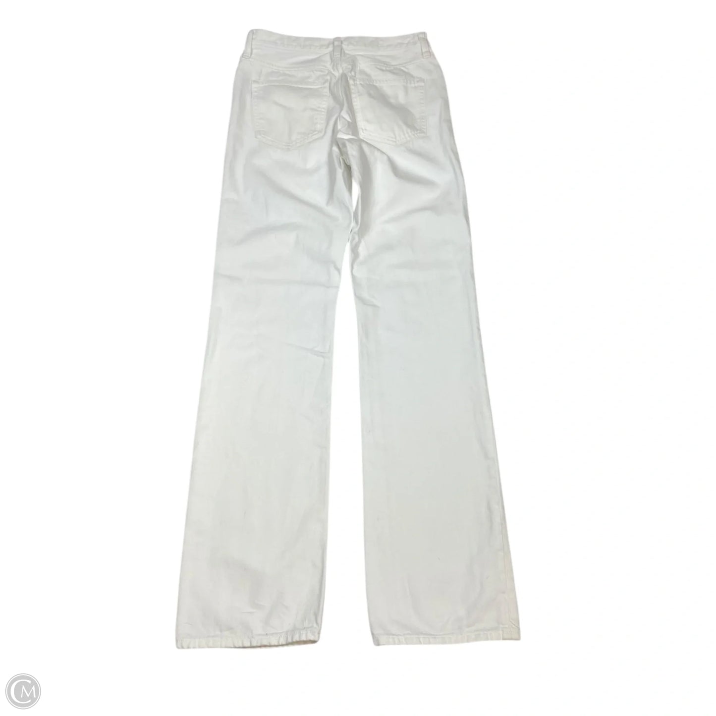 Jeans Straight By J. Crew In White Denim, Size: 2