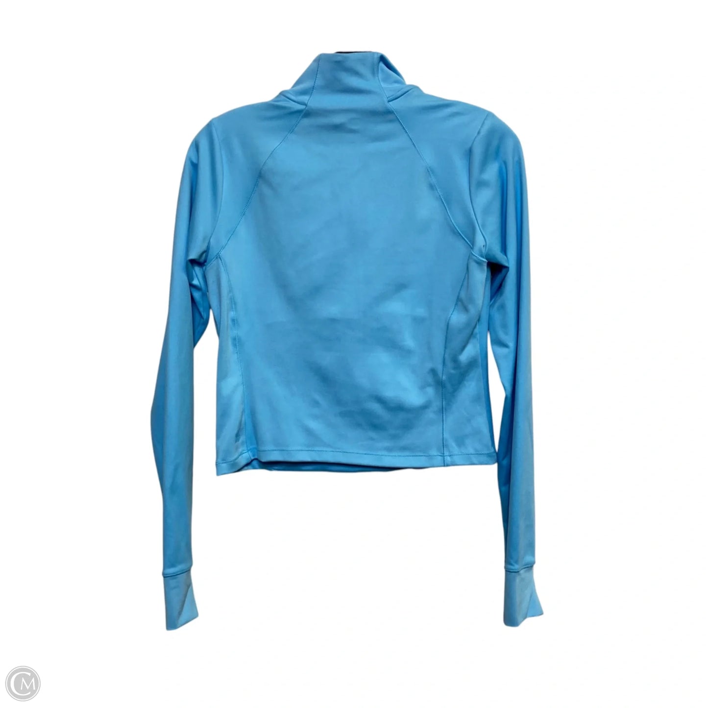 Athletic Top Long Sleeve Collar By All In Motion In Blue, Size: S
