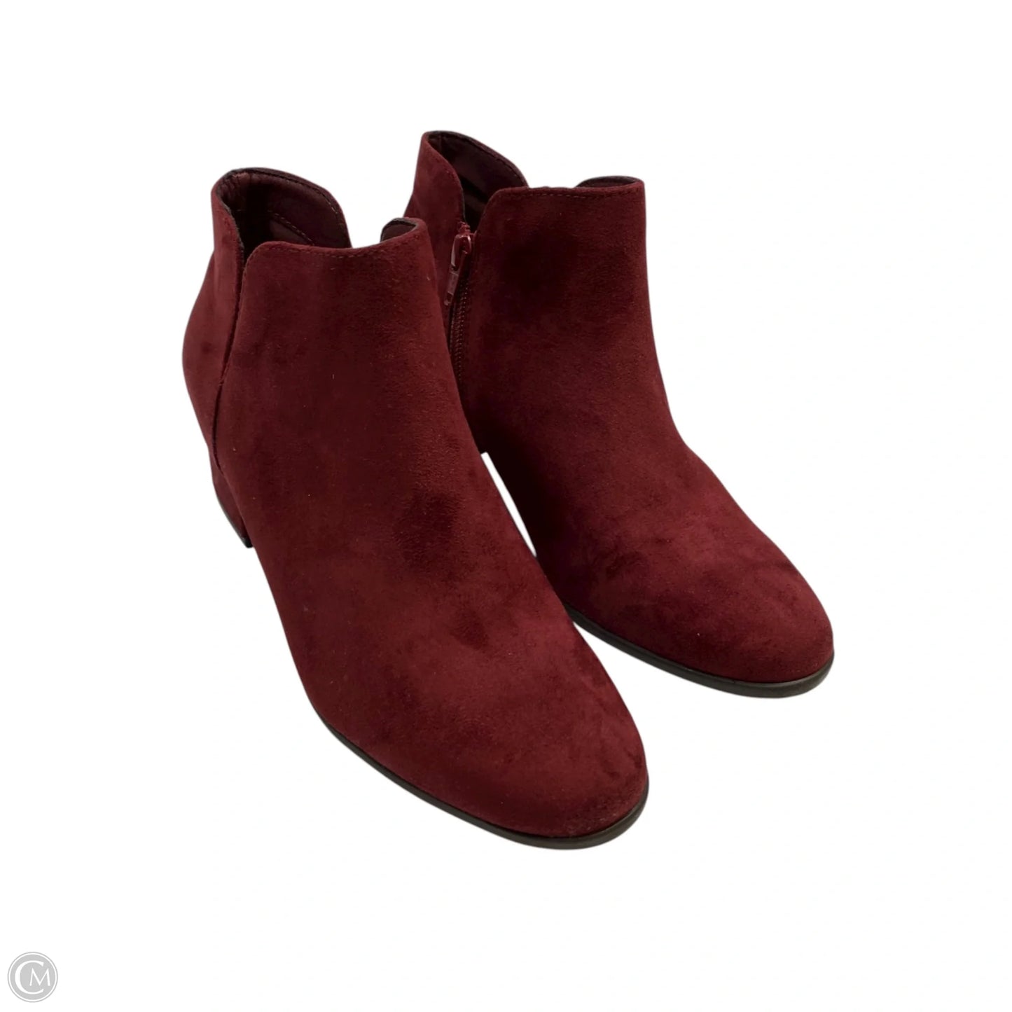 Boots Ankle Heels By Kim Rogers In Red, Size: 7