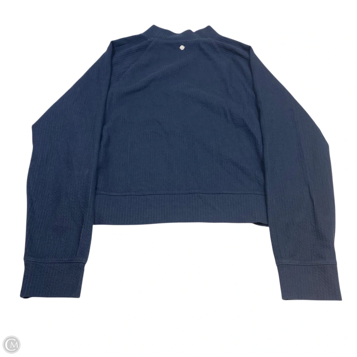Athletic Top Long Sleeve Collar By Calia In Blue, Size: L