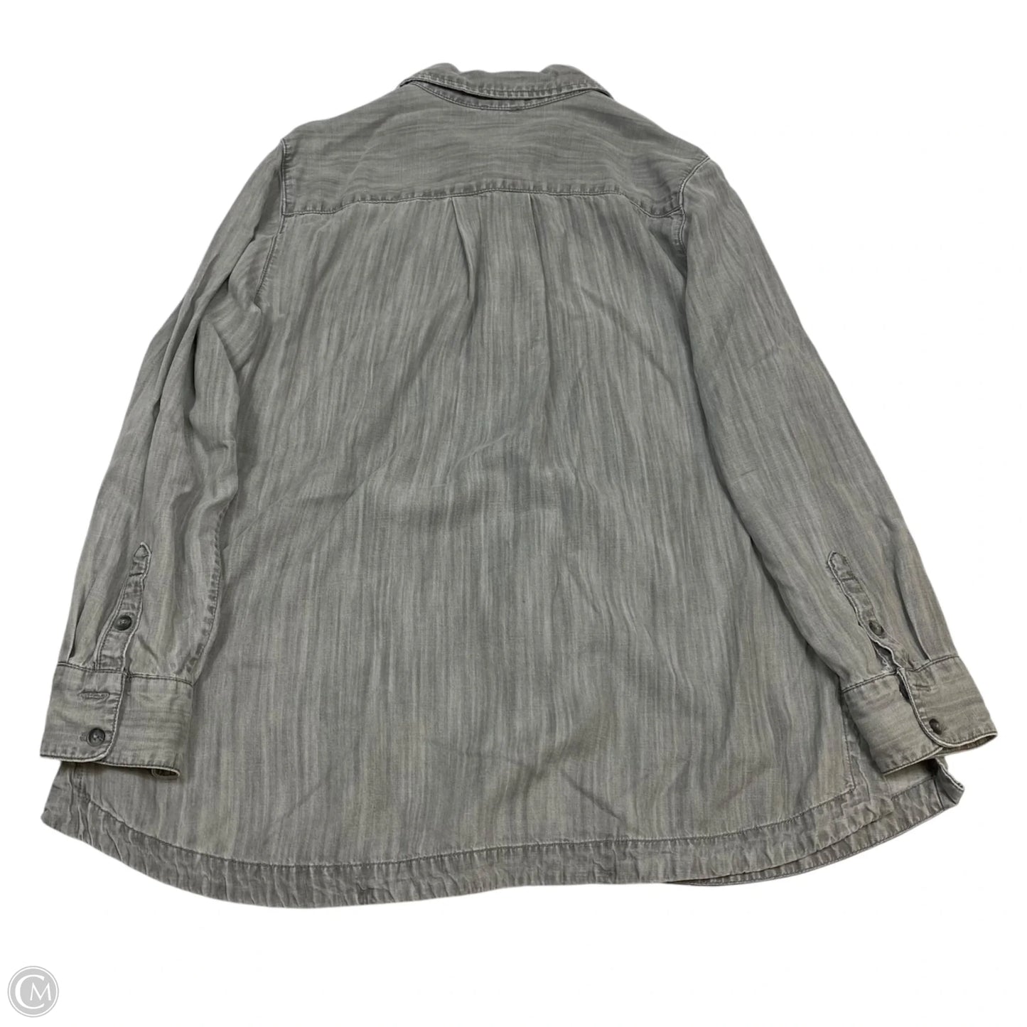 Top Long Sleeve By Chicos In Grey, Size: L