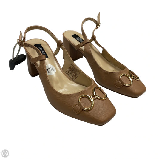 Shoes Heels Block By Jones New York In Brown, Size: 7.5