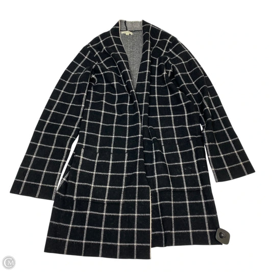 Sweater Cardigan By Max Studio In Black & White, Size: M