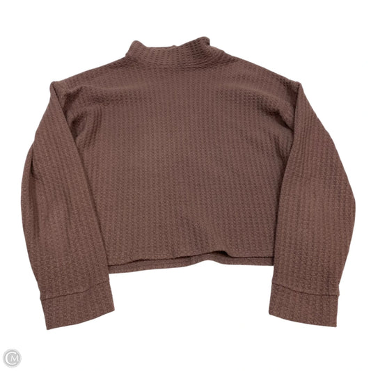 Top Long Sleeve By American Eagle In Purple, Size: M
