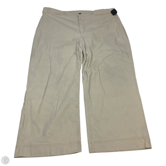 Pants Wide Leg By Old Navy In Tan, Size: 22