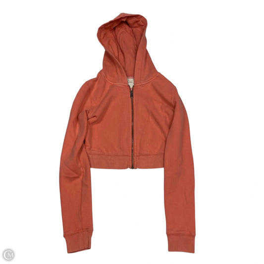 Sweatshirt Hoodie By American Eagle In Coral, Size: Xs