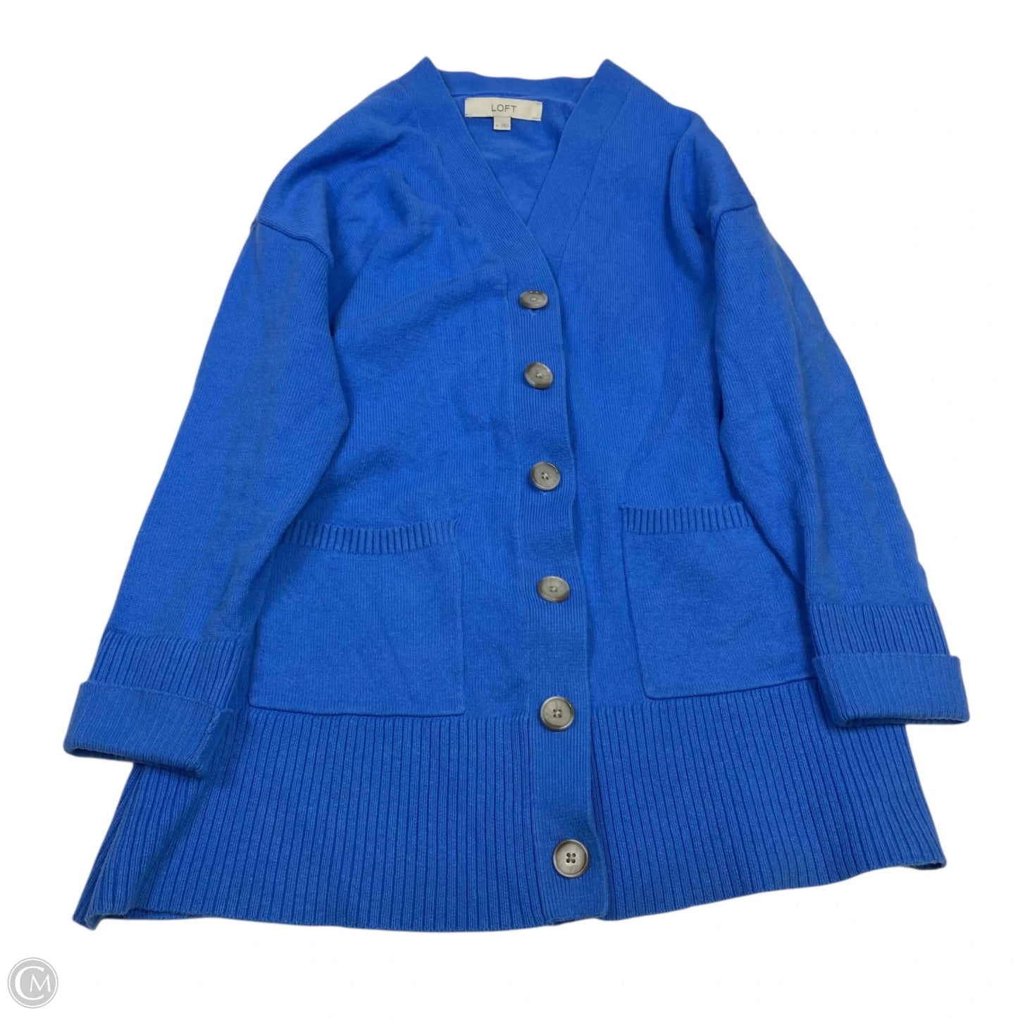 Cardigan By Loft In Blue, Size: M