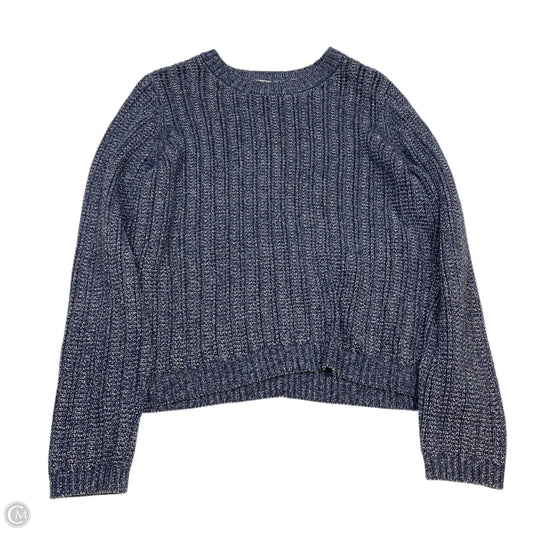 Sweater By Wonderly In Blue & White, Size: M