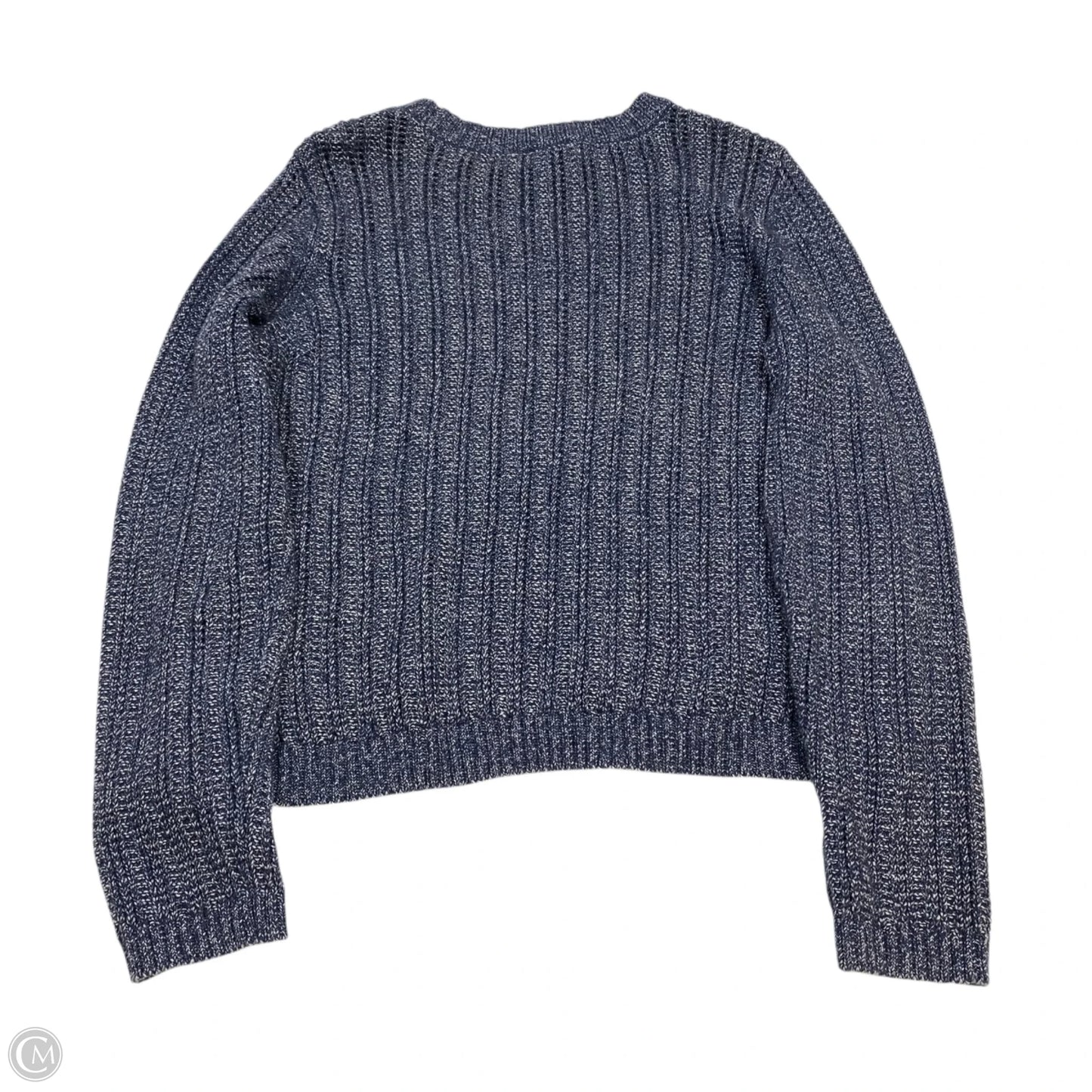 Sweater By Wonderly In Blue & White, Size: M