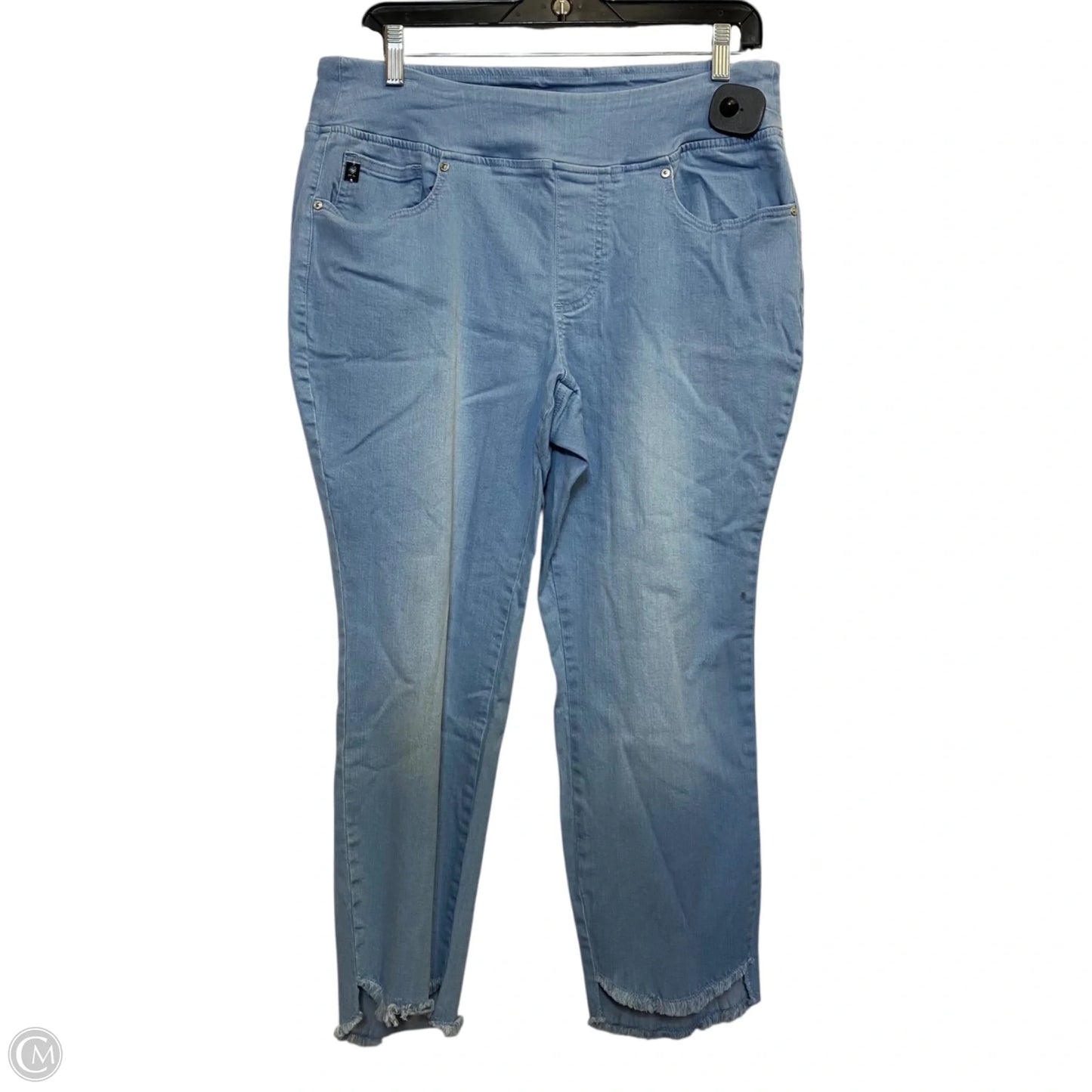 Jeans Jeggings By Belle By Kim Gravel In Blue Denim, Size: 14