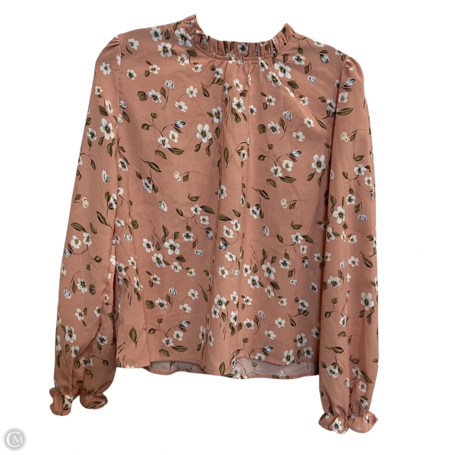 Top Long Sleeve By Shein In Pink, Size: S