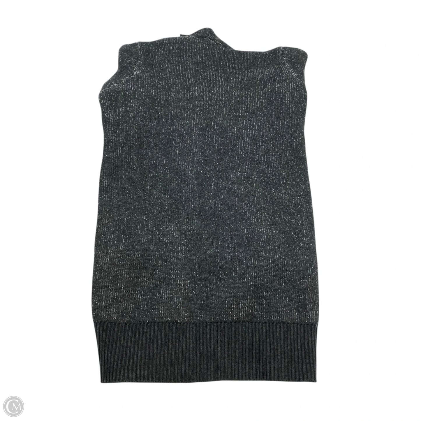 Sweater Cardigan By Loft In Grey, Size: M
