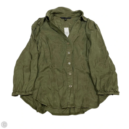 Top 3/4 Sleeve By White House Black Market In Green, Size: M