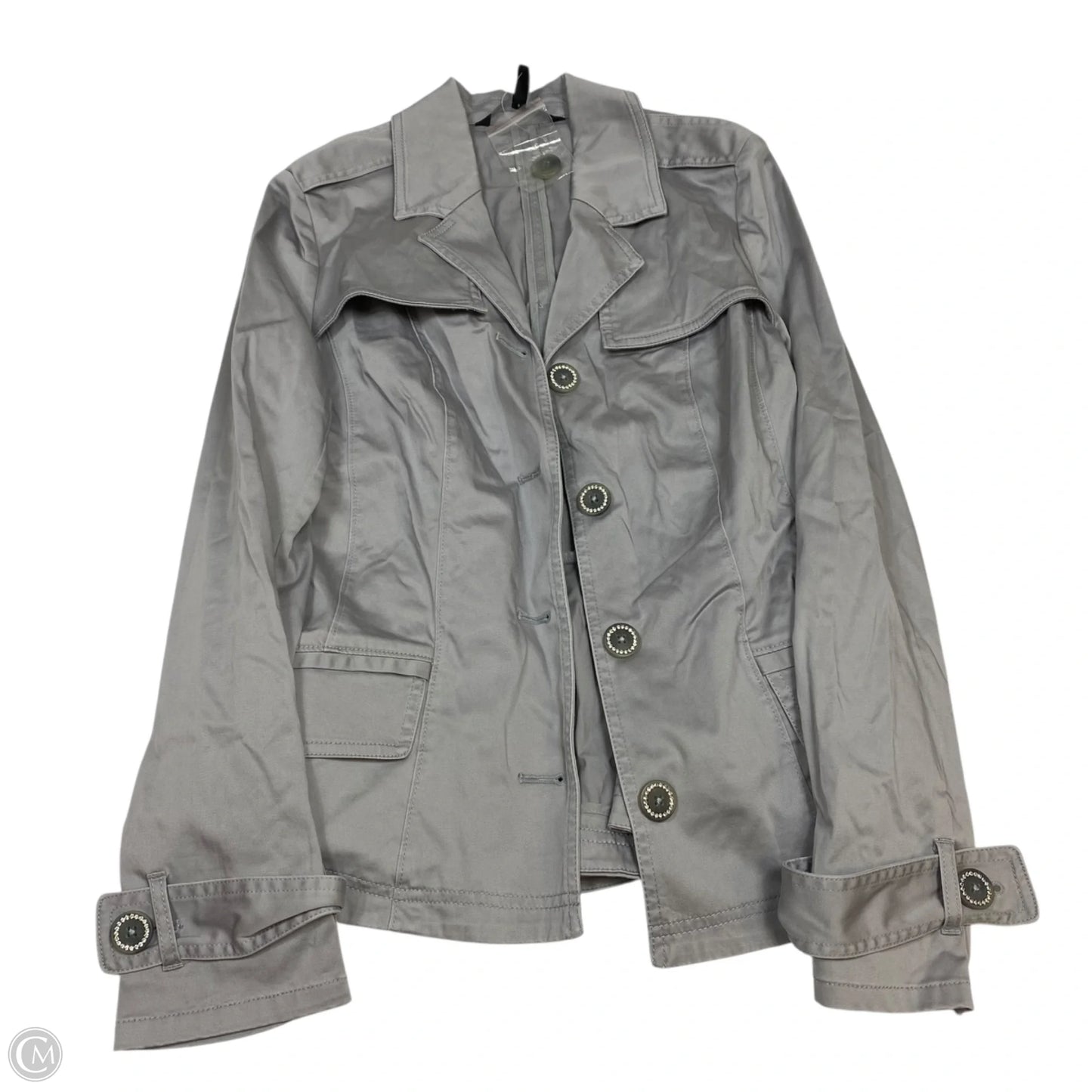 Jacket Utility By White House Black Market In Grey, Size: S
