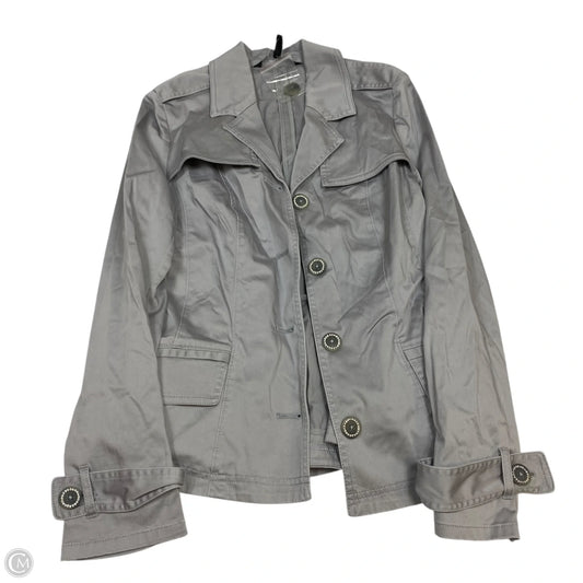 Jacket Utility By White House Black Market In Grey, Size: S