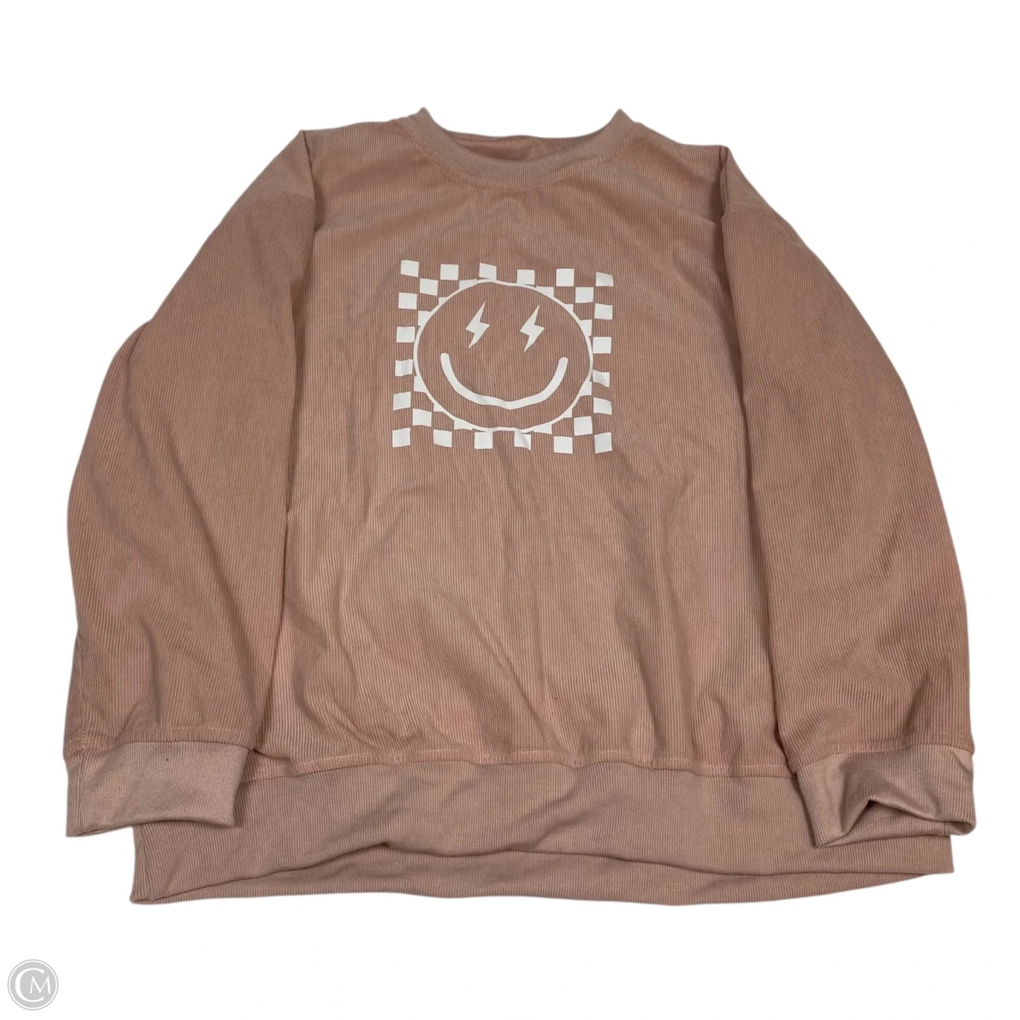 Top Long Sleeve By Shein In Pink, Size: Xl