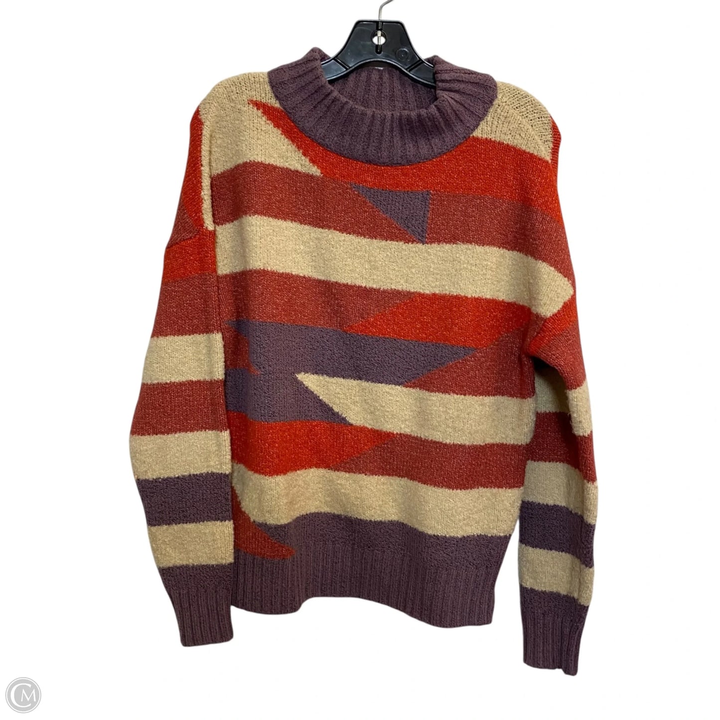 Sweater By Ana In Purple & Red, Size: S