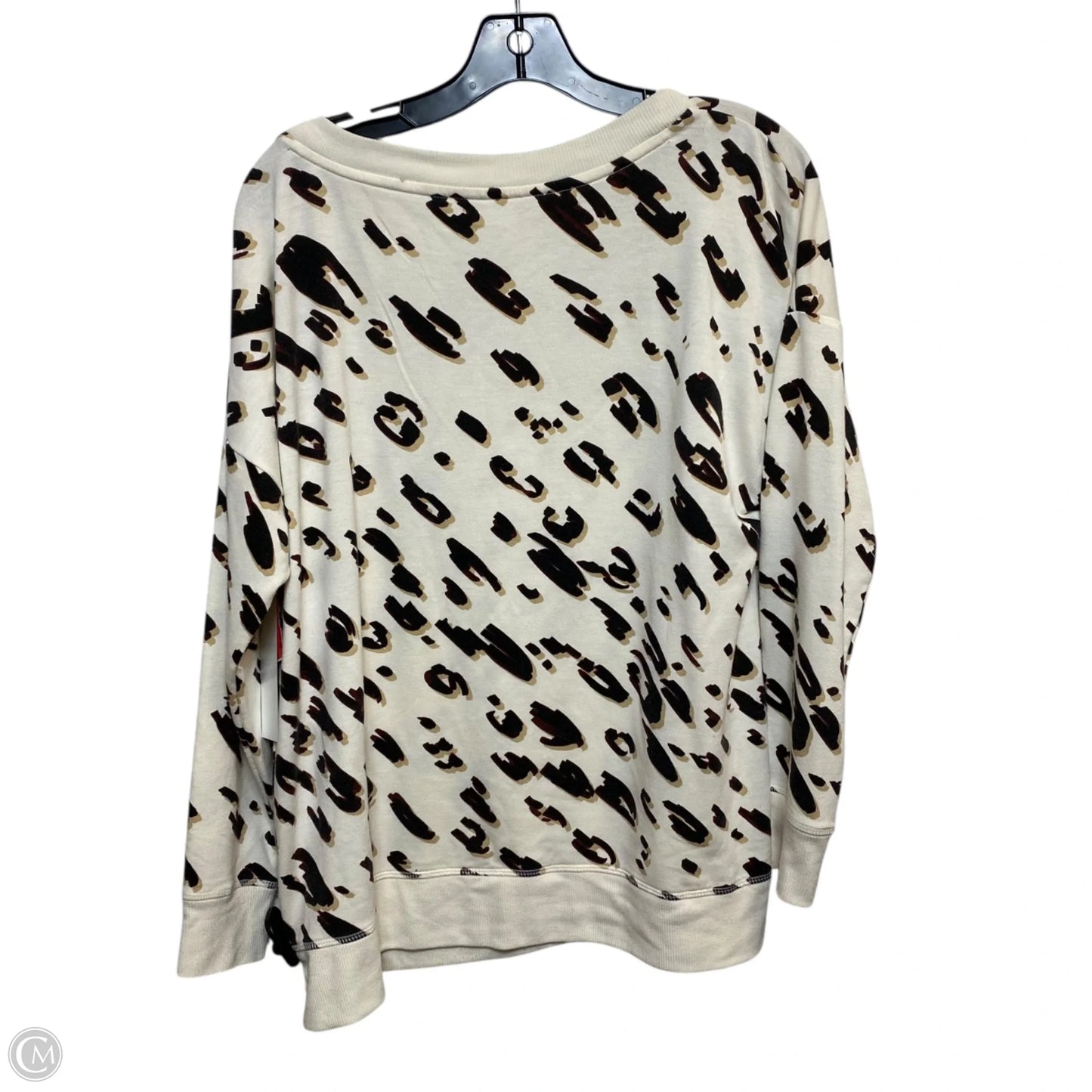Top Long Sleeve By Wonderly In Cream, Size: Lp